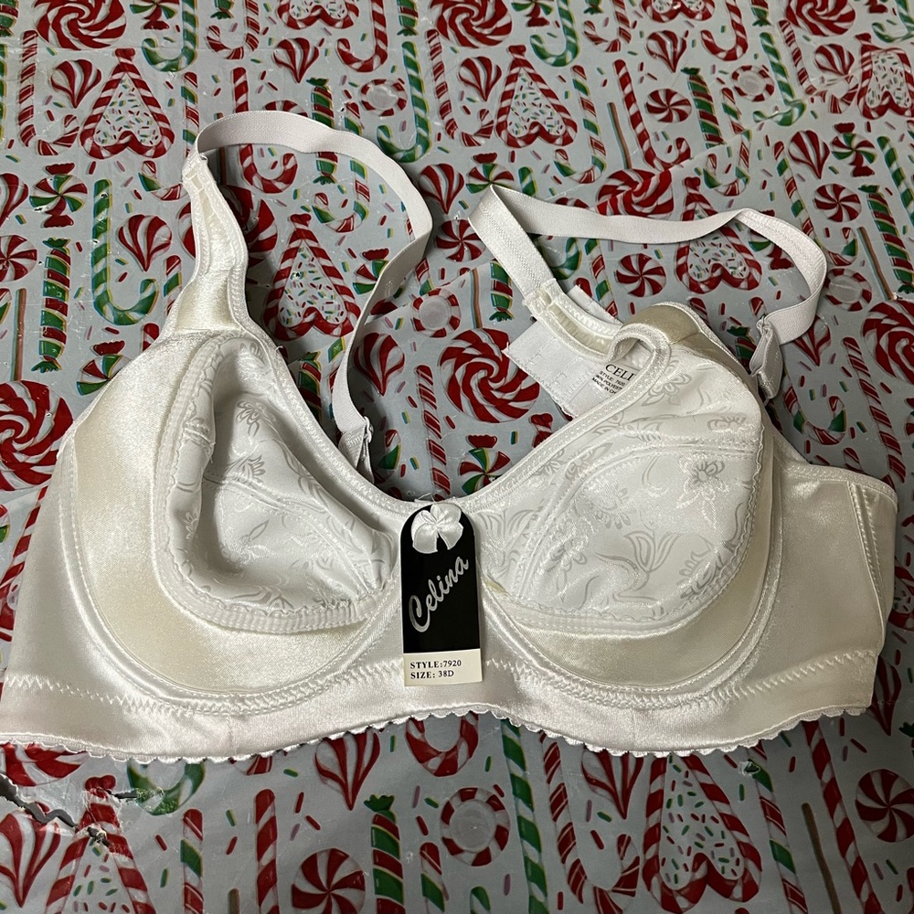 Celina Women's Elegant Ivory Bra